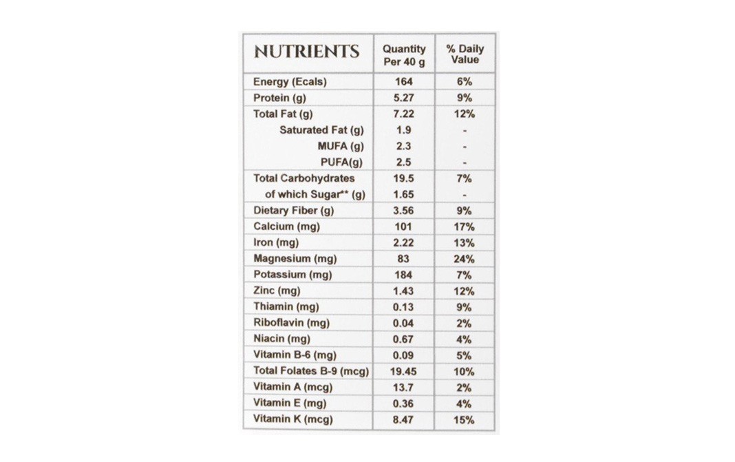 Sirimiri Fig n Flax & Pumpkin Seeds Bars   Box  240 grams